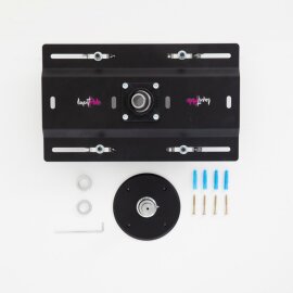 Lupit Pole IPSF Barre de compétition Laiton 45 mm avec support pour poutre sans système Quick-Lock 4,14 m