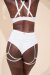 Lunalae Short taille haute Olivia Blanc S