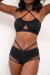 Lunalae Short taille basse Jasmine Noir XS