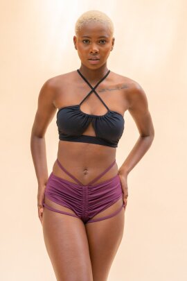 Lunalae Short taille basse Jasmine Mûre M