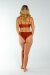 AMBR Designs Crop top avec anneau Bronze M