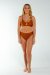 AMBR Designs Crop top avec anneau Bronze M