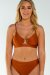 AMBR Designs Crop top avec anneau Bronze L
