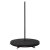 Tapis de pole dance PoleSports avec poignée de transport pour barres autoportantes sur podium Ø 160 cm Noir 10 cm