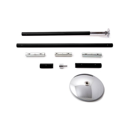 X-Pole XPert PRO (PX) avec revêtement thermolaqué Noir 40 mm 1,91 m - 2,15 m