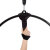 Ensemble PoleSports Sangle dattache ronde avec housse velours pour suspension aérienne Noir