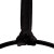 Ensemble PoleSports Sangle dattache ronde avec housse velours pour suspension aérienne Noir