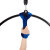 Ensemble PoleSports Sangle dattache ronde avec housse velours pour suspension aérienne Bleu