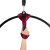 Ensemble PoleSports Sangle dattache ronde avec housse velours pour suspension aérienne Rouge