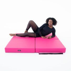 Tapis de Pole Dance Lupit Pole PREMIUM Multiusage Carré 150 cm Rose