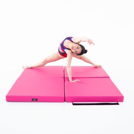 Tapis de Pole Dance Lupit Pole PREMIUM Multiusage Carré 150 cm Rose