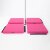 Tapis de Pole Dance Lupit Pole PREMIUM Multiusage Carré 150 cm Rose