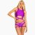 Paradise Chick Short Jarretière Miami Violet