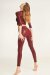 Paradise Chick Legging grip Superhero V-String Léopard Cerise L