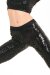 Paradise Chick Legging grip Superhero V-String Léopard Noir S