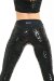 Paradise Chick Legging grip Superhero V-String Léopard Noir S
