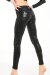 Paradise Chick Legging Superhero Sticky V-String Zebra Noir M