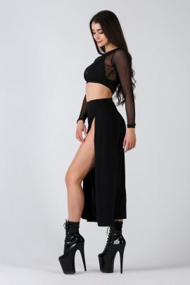 REV ACTIV Pantalon fendu Noir XL