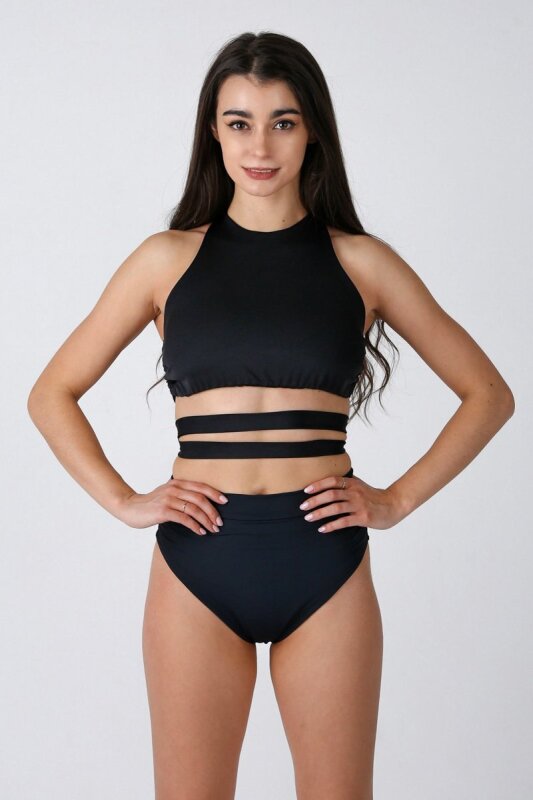 REV ACTIV Haut seconde peau Shiny Noir XL