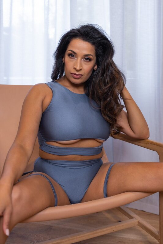 AMBR Designs Débardeur Gris L