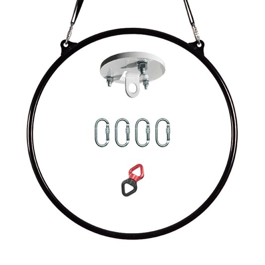 Ensemble de cerceau aérien  PoleSports 2 points Ø 26,9 mm "Basique"