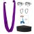 PoleSports Hamac Yoga avec tapis de protection contre les chutes, support de plafond et accessoires de suspension