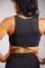 Off the Pole Crop top Denim Noir XL