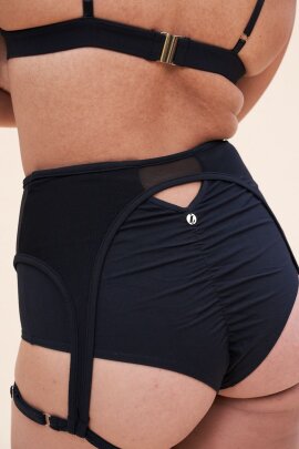 Lunalae Short taille haute Cora Noir L