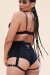 Lunalae Short taille haute Cora Noir L