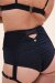 Lunalae Short taille haute Cora Noir L
