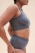 Lunalae Short taille haute Leah Sans couture Gris