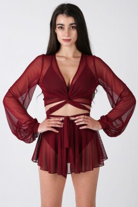 REV ACTIV Jupe-short With Pleasure Bourgogne M