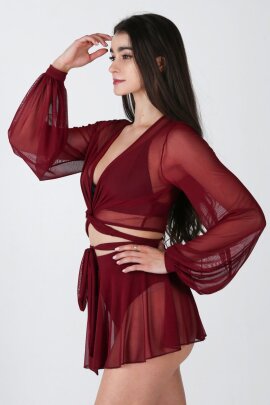 REV ACTIV Jupe-short With Pleasure Bourgogne M