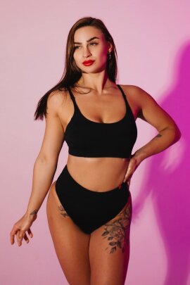 Pole Addict Haut Bliss Noir XL