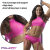 PoleFit Haut Col V XS Rose vif