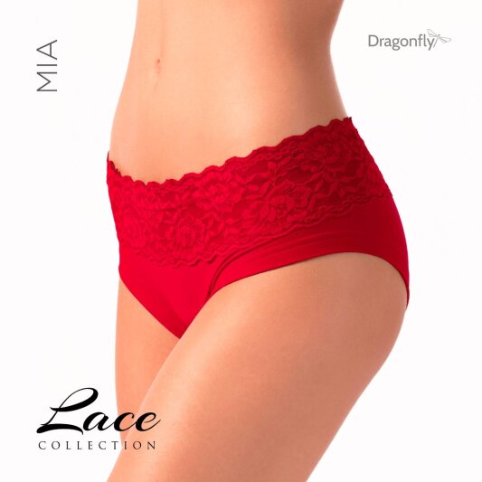 Dragonfly Short avec dentelle Mia Rouge XS
