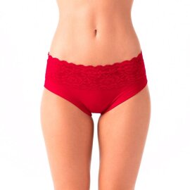 Dragonfly Short avec dentelle Mia Rouge L