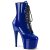 Pleaser ADORE-1020 Bottines à plateforme Vernis Bleu
