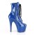 Pleaser ADORE-1020 Bottines à plateforme Vernis Bleu