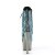 Pleaser ADORE-1020CHRS Bottines à plateforme Strass Chrome Turquoise