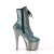 Pleaser ADORE-1020CHRS Bottines à plateforme Strass Chrome Turquoise