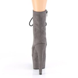 Pleaser ADORE-1020FS Bottines à plateforme Daim synthétique Gris