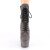 Pleaser ADORE-1020FS Bottines à plateforme Daim synthétique Gris
