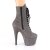 Pleaser ADORE-1020FS Bottines à plateforme Daim synthétique Gris