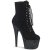 Pleaser ADORE-1020FSMG Bottines à plateforme Daim synthétique Paillettes Noir