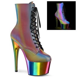 Pleaser ADORE-1020RC-REFL Bottines à plateforme...
