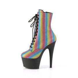 Pleaser ADORE-1020REFL-02 Bottines à plateforme Réflexion Bigarré