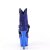 Pleaser ADORE-1029CHRS Bottines à plateforme Strass Chrome Bleu