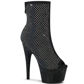 Pleaser ADORE-1031GM Bottines à plateforme Strass...