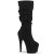 Pleaser ADORE-1061 Bottes à plateforme Daim synthétique Noir